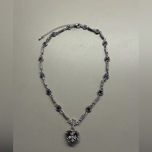 Silver and Blue Necklace